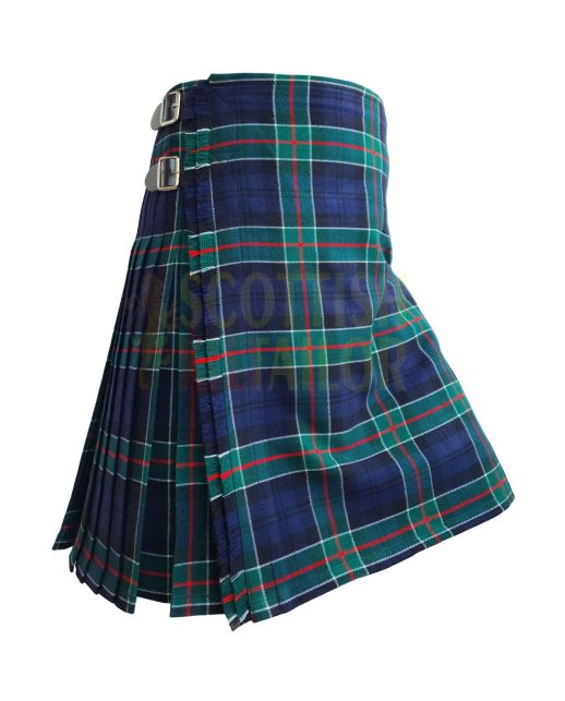 Colquhoun Modern Tartan Kilt, Blue color for Male