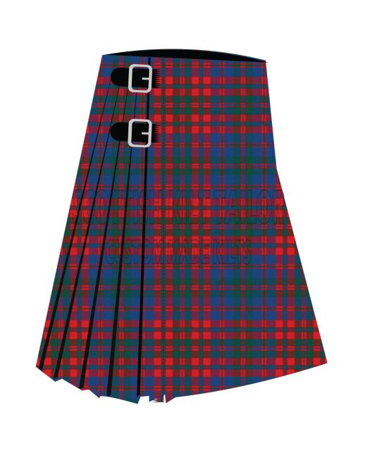 Clan Crieff Hydro Hotel Premium Tartan Kilt, Red color for Male