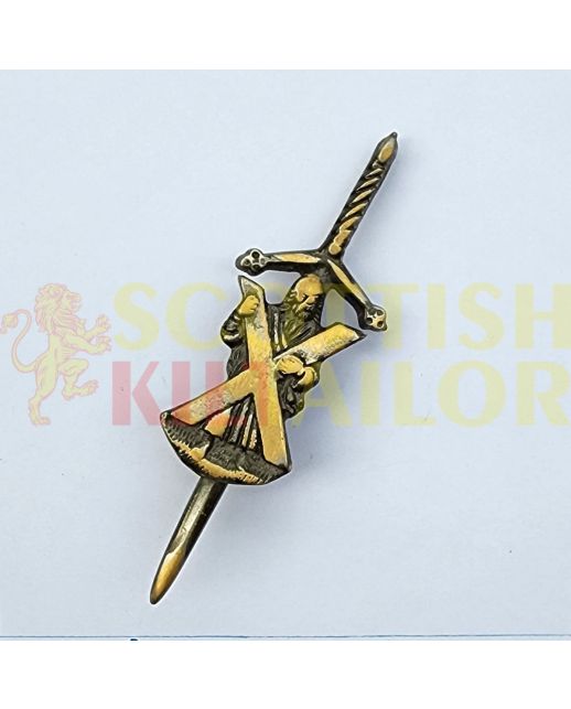 Cross Badge Antique Kilt Pin, Antique color for Male