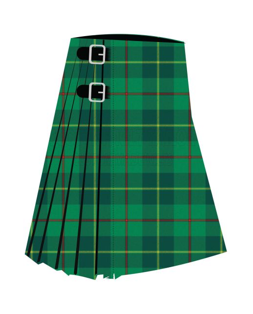 Clan Galloway Green Premium Tartan Kilt
