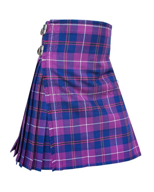 Glencoe Tartan Kilt, Purple color for Male