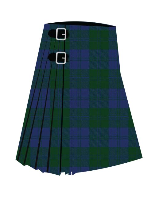 Harmony Blue Tartan Kilt