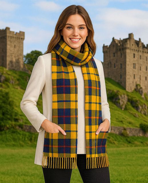 Heritage Clan Tartan Pocket Scarf Shawl