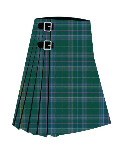 Highland Green Tartan Kilt