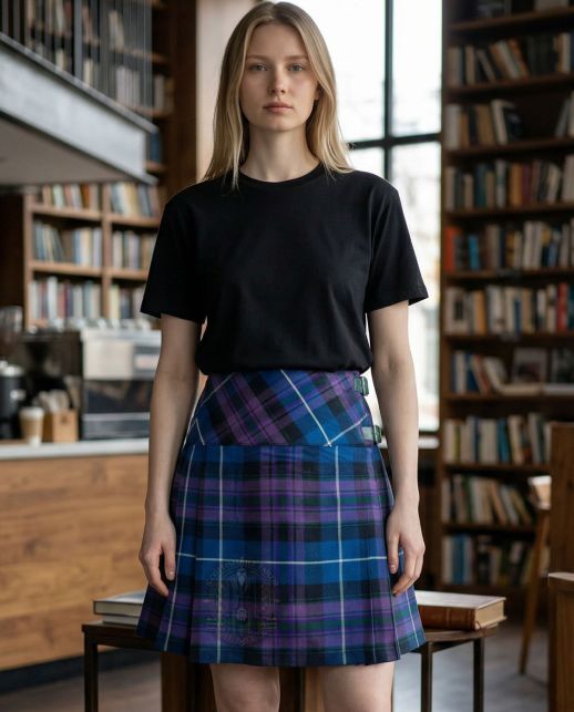 Pride of Scotland Tartan Women Billi Kilt Mini Skirt - Wonem scottish kiltfor sale