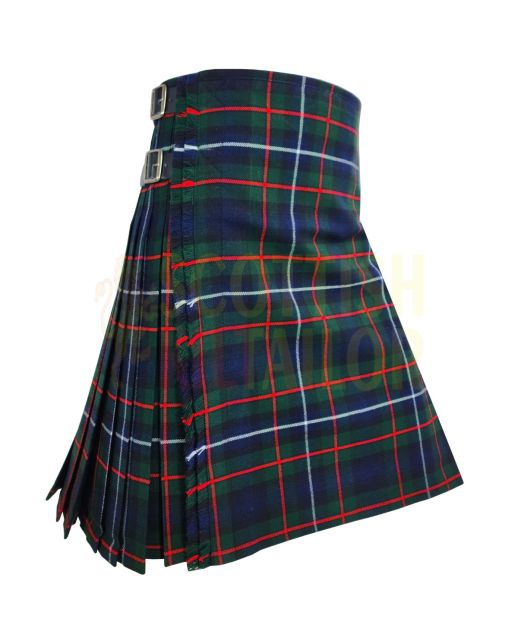 Robertson Hunting Modern Tartan Kilt, Green color for Male