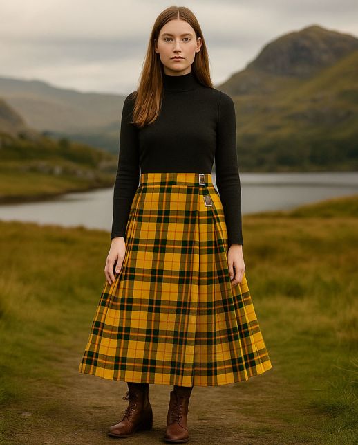 Scottish Tartan Women's Long Skirt
