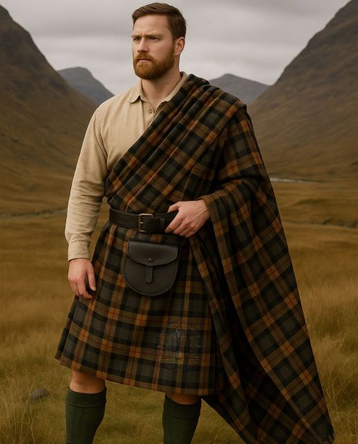 Traditional Highland Warrior Great Kilt