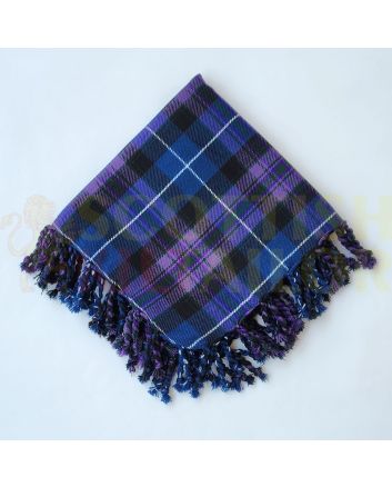 Scottish Traditional Pride of Scotland Tartan Kilt Fly plaid, Purple color for Male