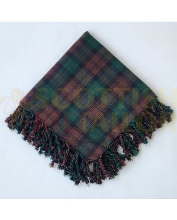 Scottish Traditional Brown Watch Tartan Kilt Fly plaid, Brown color for Male