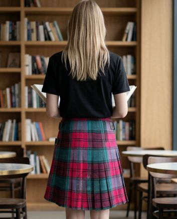 Alma College Women Tartan Kilt