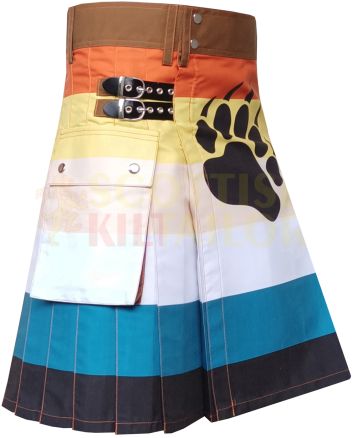 Bear Paw Plag Kilt - Custom Made Utility Kilts For Men