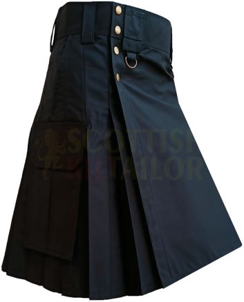 Black Tactical Duty Kilt