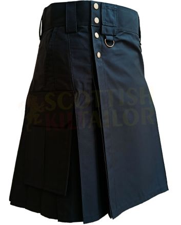 Black Tactical Duty Kilt