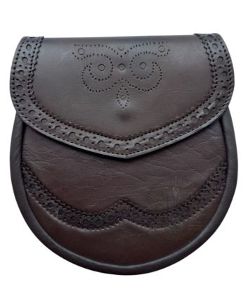 Brown Leather Highland Day Sporran
