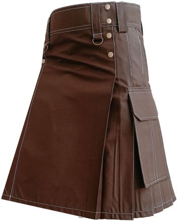 Brown Tactical Duty Kilt