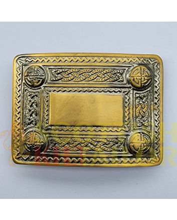 Celtic Knot Antique Kilt Belt Buckle, Antique color for Male