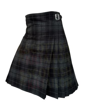Dark Grey Highlander Tartan Kilt