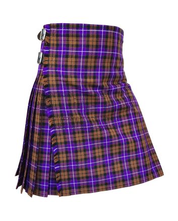 Dutch Tartan Kilt, Purple color for Male
