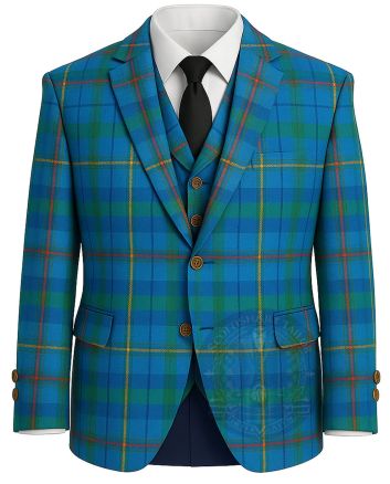 Formal Scottish Tartan Jacket & Vest