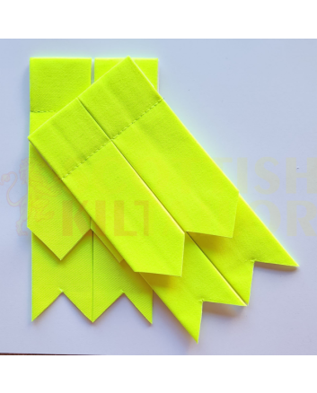 Fluorescent Yellow Cotton Kilt Flashes, Yellow color for Male
