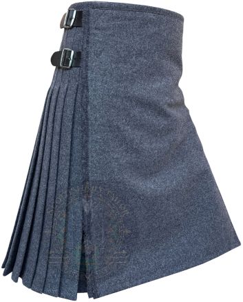 Scottish Gray Wool Kilt for Men in USA by Scottish Kilt Tailor