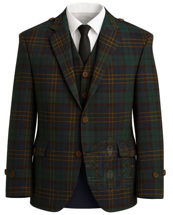 Heritage Clan Tartan Jacket & Vest - Front Side