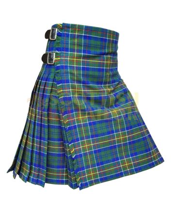 Hunter of Hunterson Ancient Tartan Kilt, Green color for Male