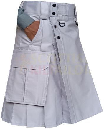 Light Grey Tactical Duty Kilt