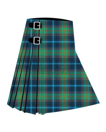 New York City Premium Tartan Kilt, Green color for Male