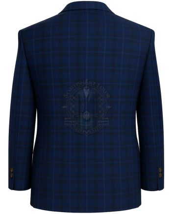 Premium Tartan Wedding Jacket - Front Side 