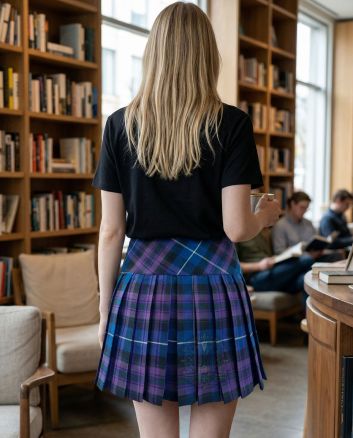 Pride of Scotland Tartan Women Billi Kilt Mini Skirt
