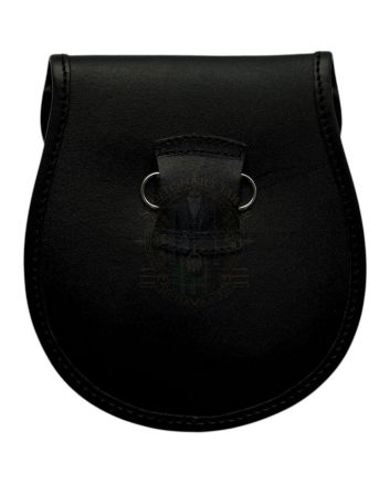 Cow Leather with Rabbit Fur Kilt Sporran: Scottish Sporrans