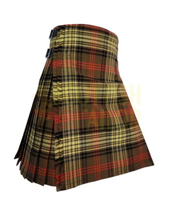 Ross Hunting Weathered Tartan Kilt, Brown color for Male