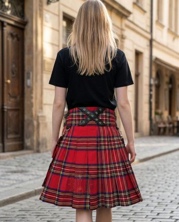 Royal Stewart Tartan Women Kilt Skirt