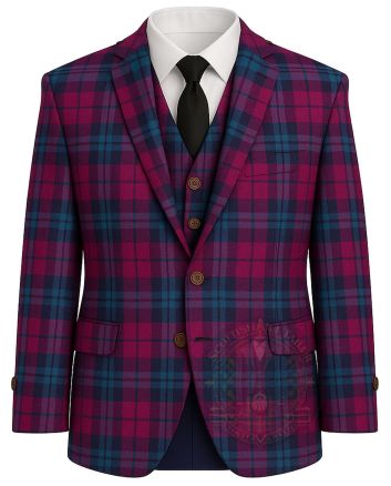 Scottish Clan Tartan Wedding Jacket