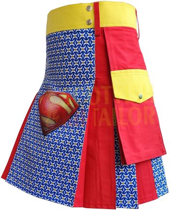 Supermen Utility Kilt For Men Hybrid Deluxe Utility Kilt