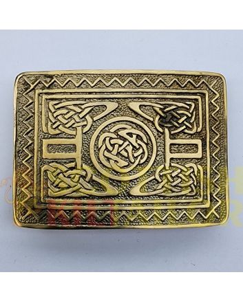 Swirl Designs Antique Kilt Belt Buckle, Antique color for Male