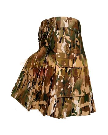 Multicam Tactical Duty Kilt , Multy Color color for Male