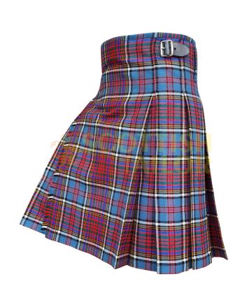Clan Anderson Modern Tartan Kilt, Red color for Male