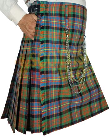 Cameron of Erracht Ancient Tartan Kilt With Two Slash Pockets