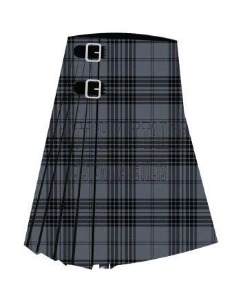 City Building Glasgow Premium Tartan Kilt, Gray color for Male