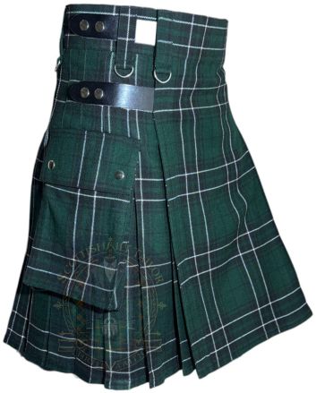 Maclean Hunting Modern Tartan Utility Kilt