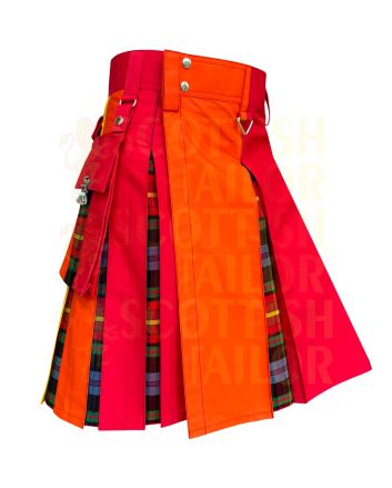 Premium Pride Rainbow Hybrid Kilt
