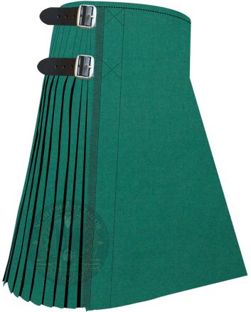 Solid Green Ancient Tartan Kilt
